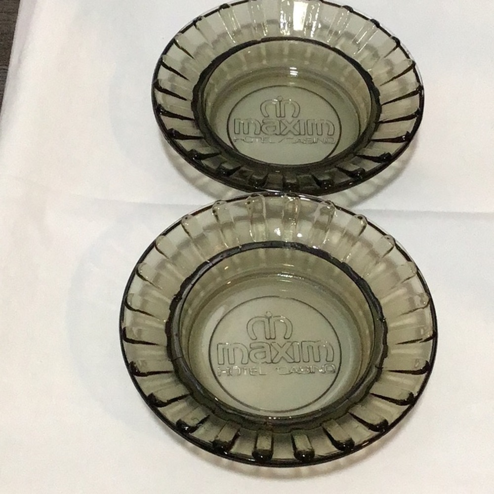 Set of Two Maxim Hotel/Casino Ashtrays